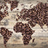 Wandbilder Wohnzimmer XXL Küche Kaffee Moderne Bilder Weltkarte